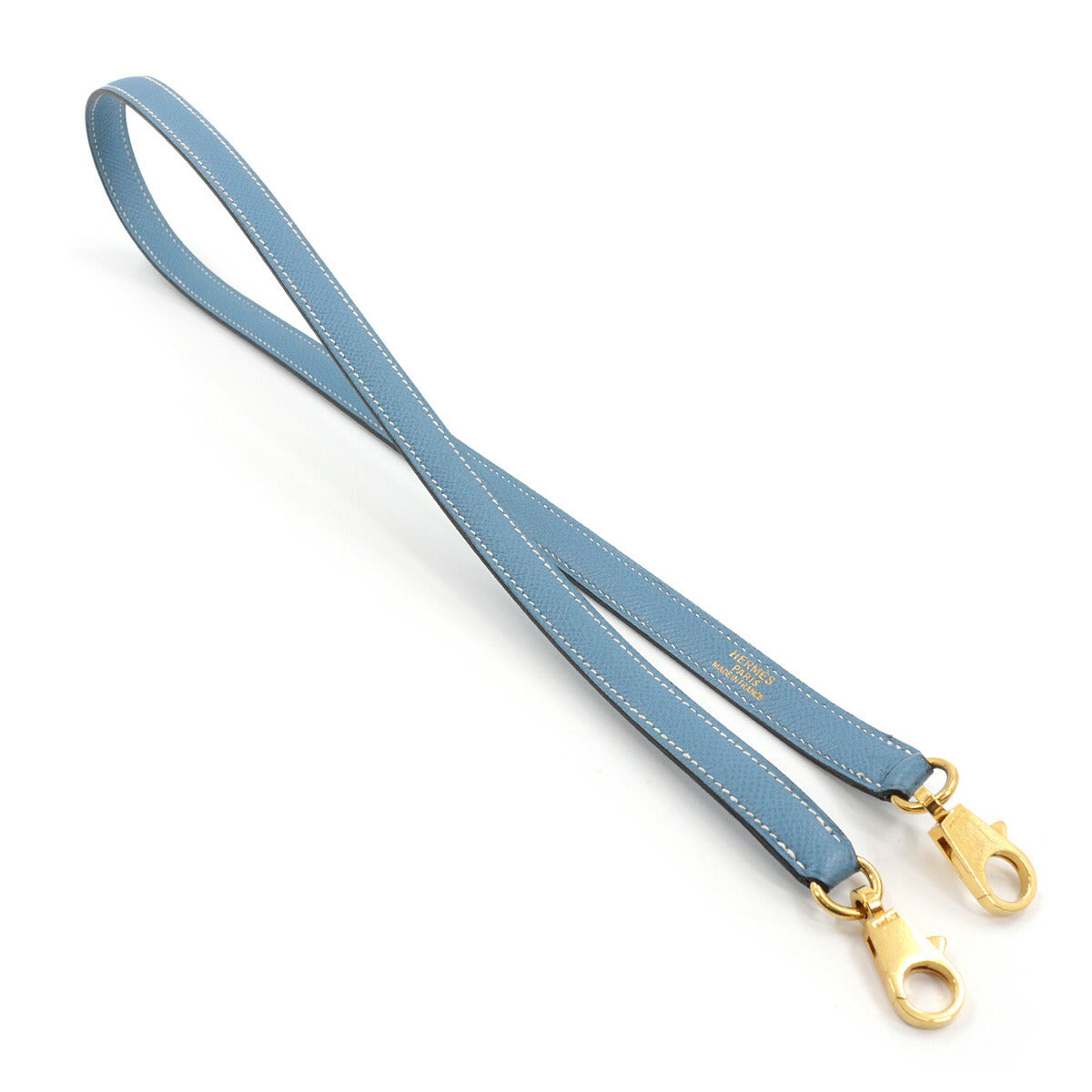 Shoulder Strap Epsom Leather Bleu Jean Accessories