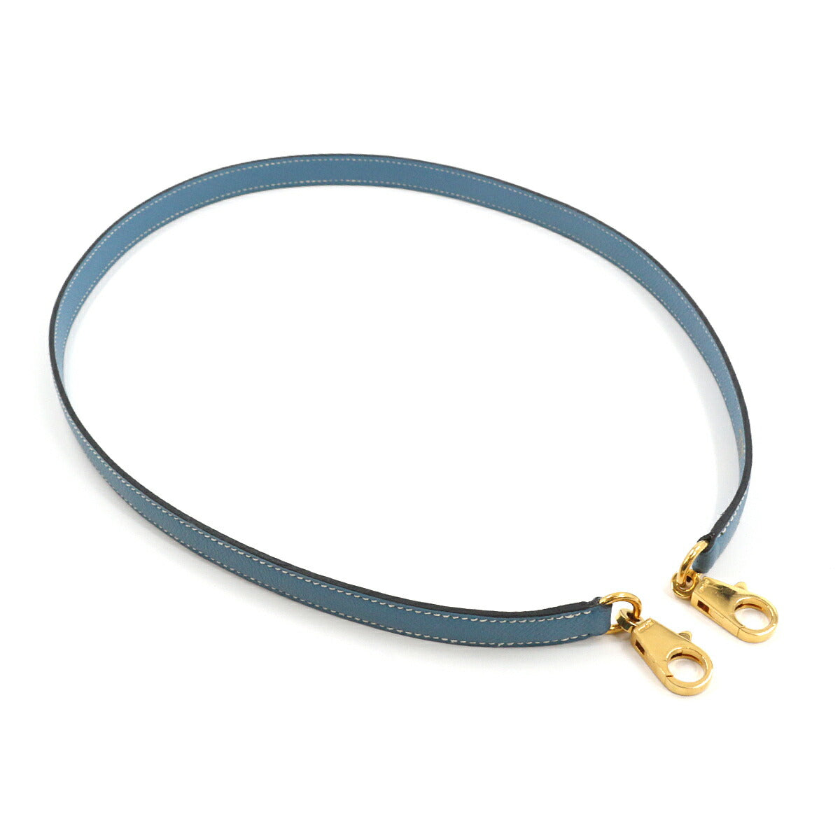 Shoulder Strap Epsom Leather Bleu Jean Accessories