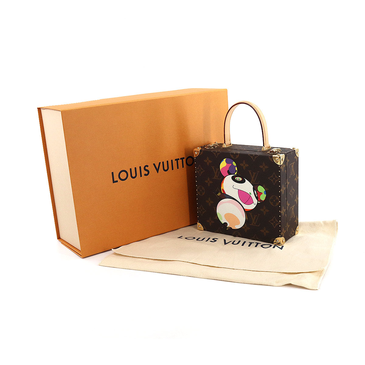 Monogram Panda Jewelry Box Case M92478 Takashi Murakami