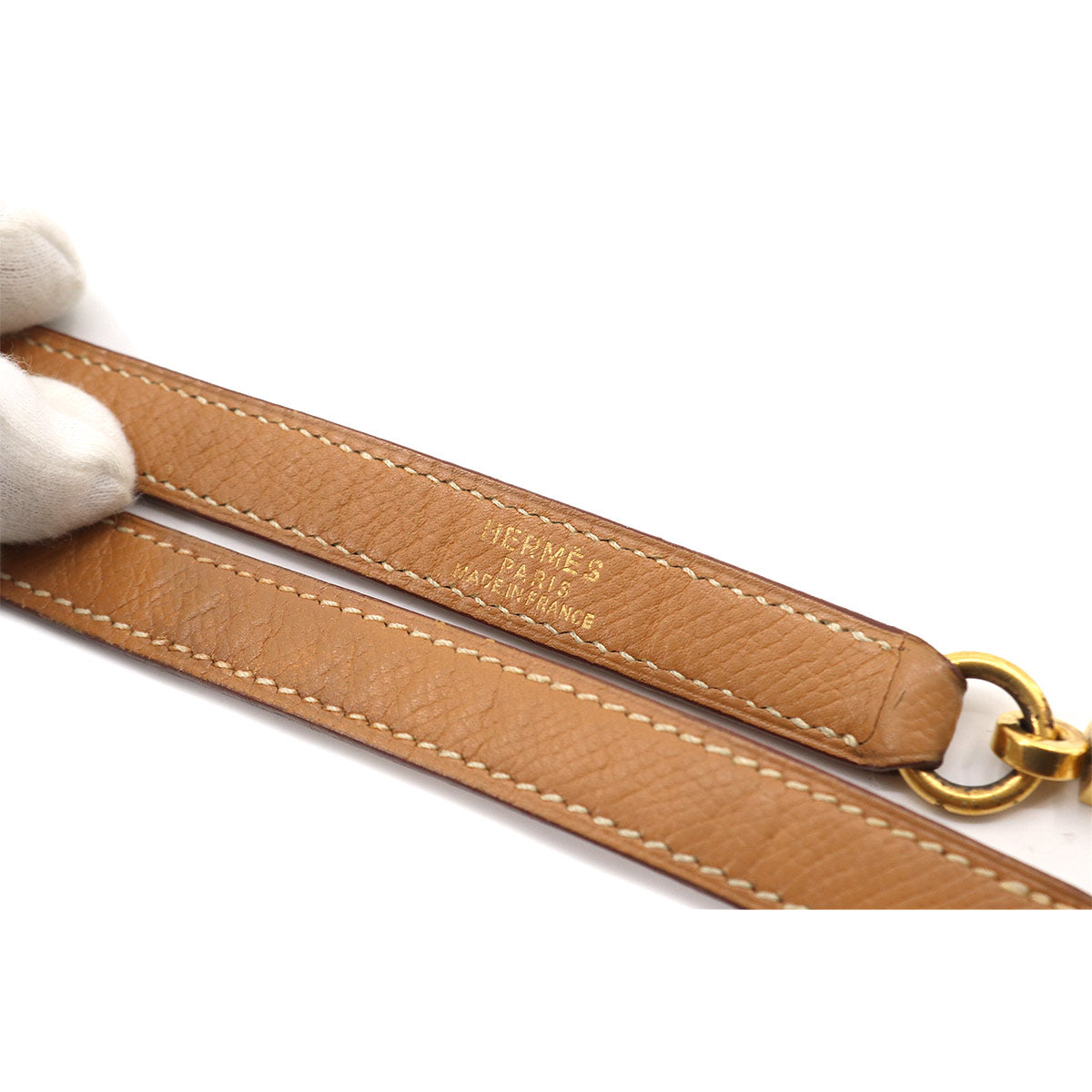 Shoulder Strap Couchevel Epsom Natural Brown Accessory