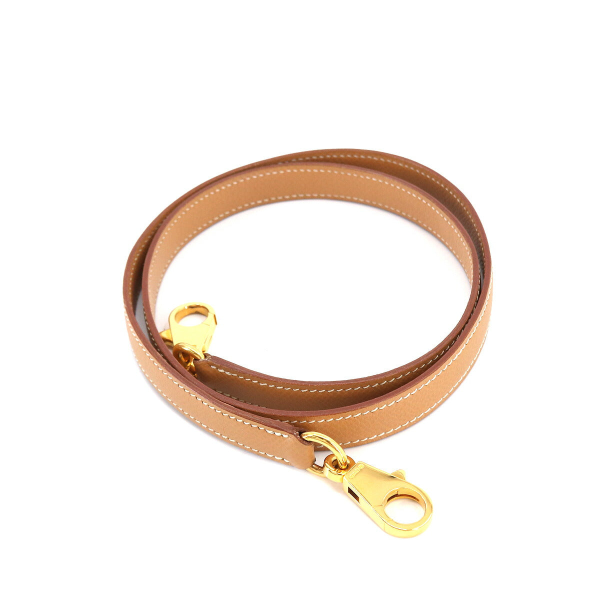 Shoulder Strap Couchevel Epsom Natural Brown Accessory