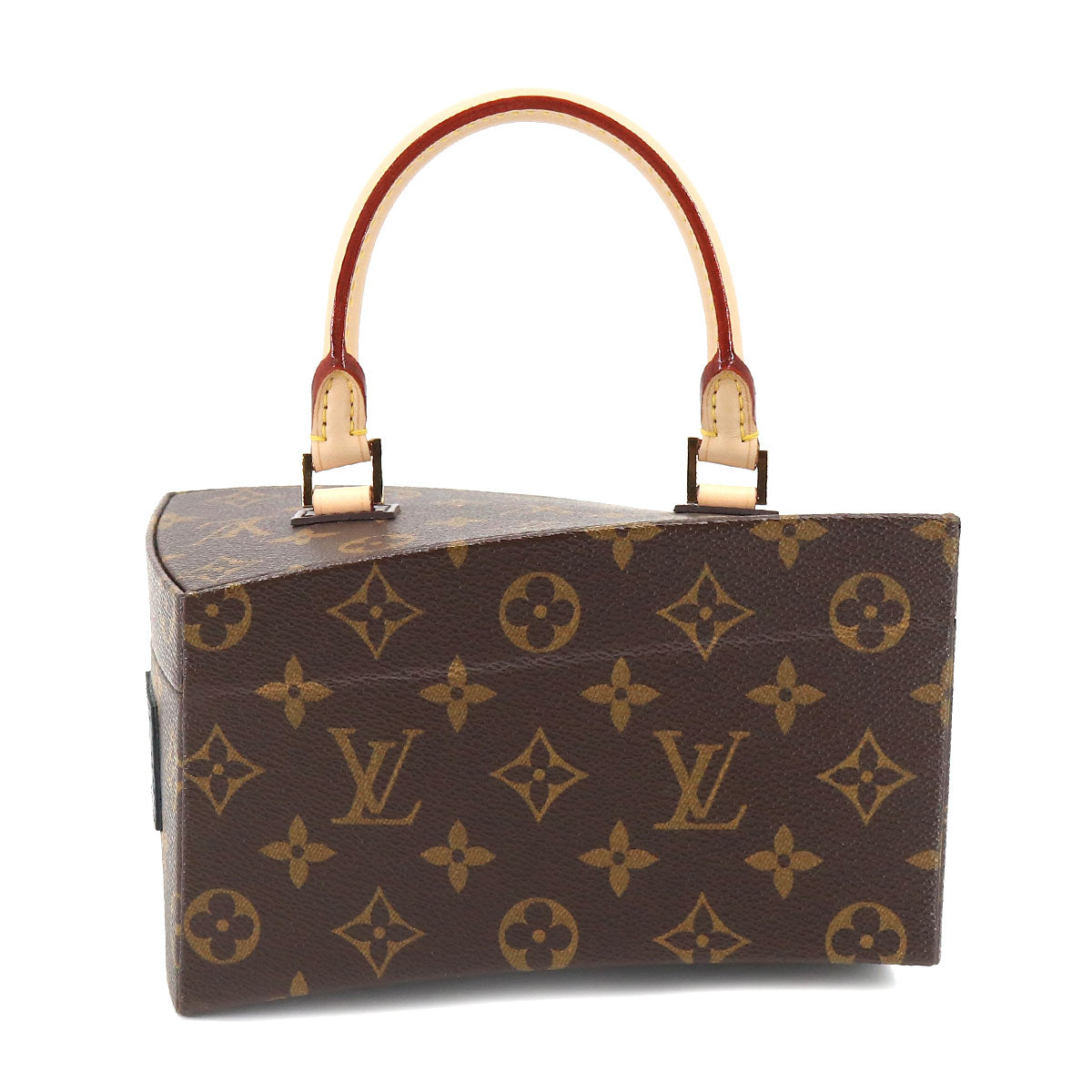 Monogram Twisted Box 2way Hand Shoulder Bag M40275 Brown 90189884