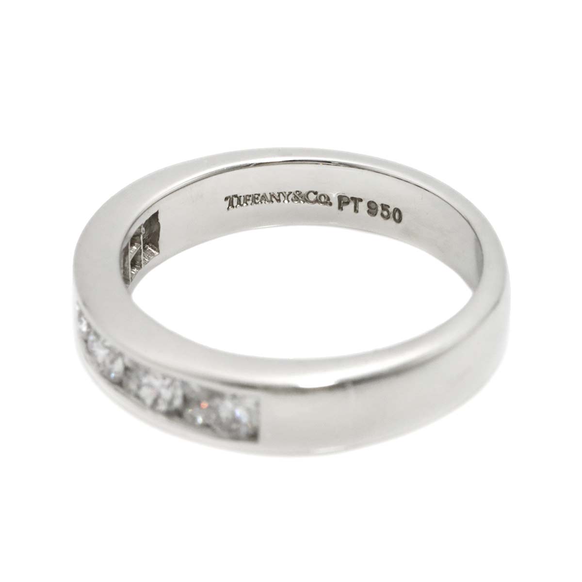 Half Diamond Ring Pt Platinum size5.75-6(US)