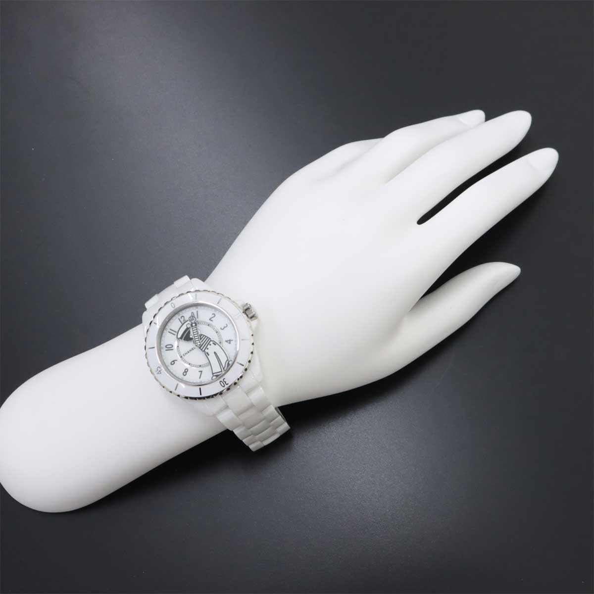 J12 Mademoiselle La pausa H7481 Automatic White Dial Mens
