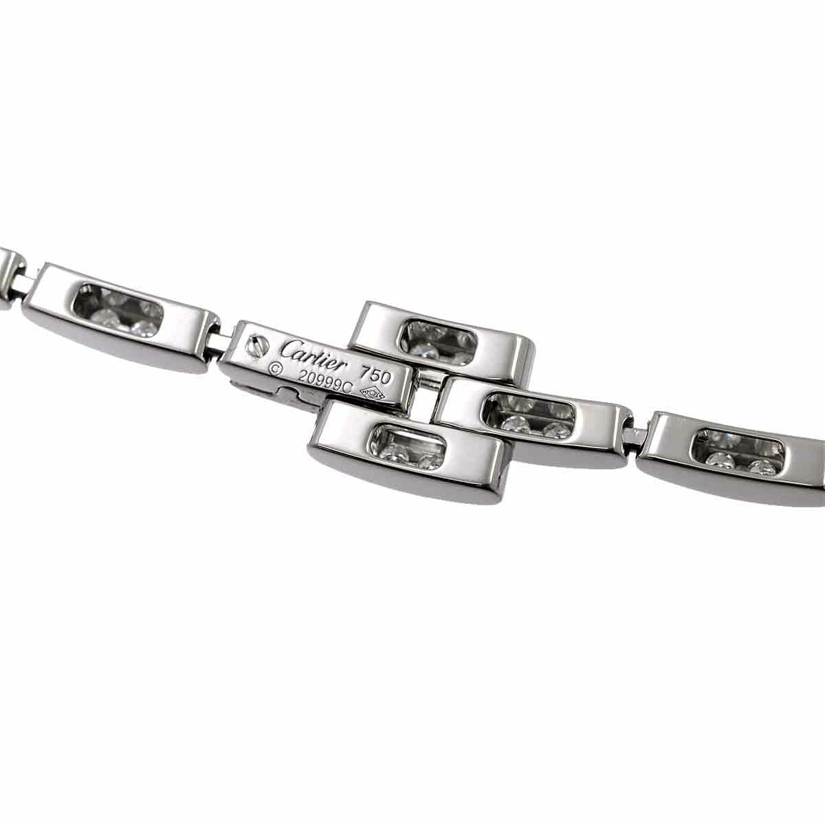 Maillon Panther Diamond Necklace 18K White Gold 750