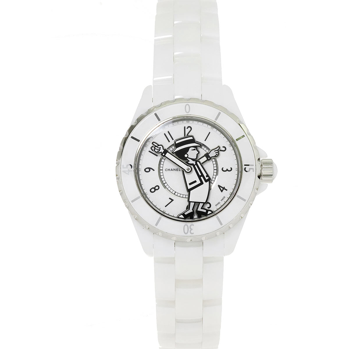 J12 Mademoiselle La pausa H5241 Automatic White Dial Mens