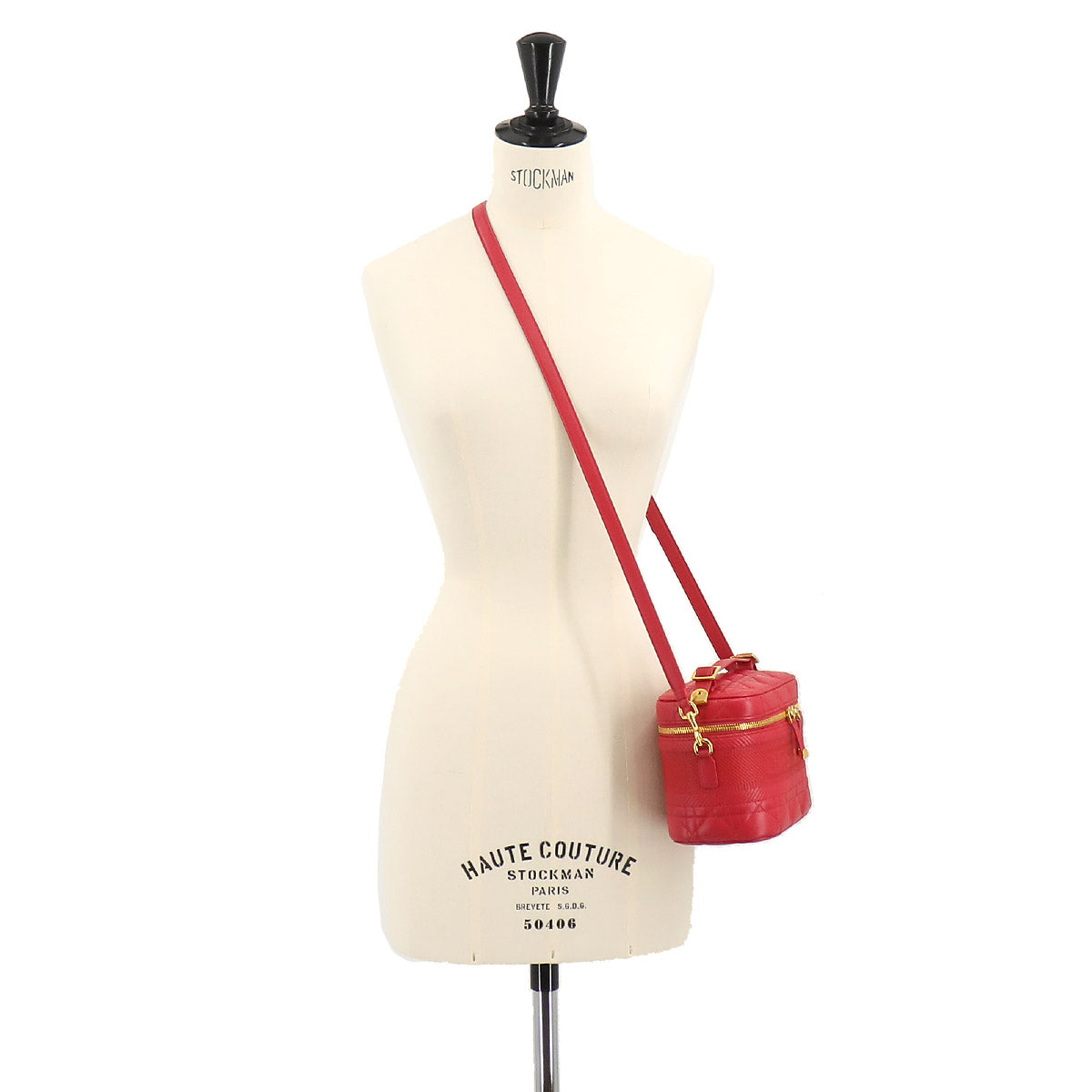 DIORTRAVEL Small Vanity 2way Hand Shouler Bag Leather