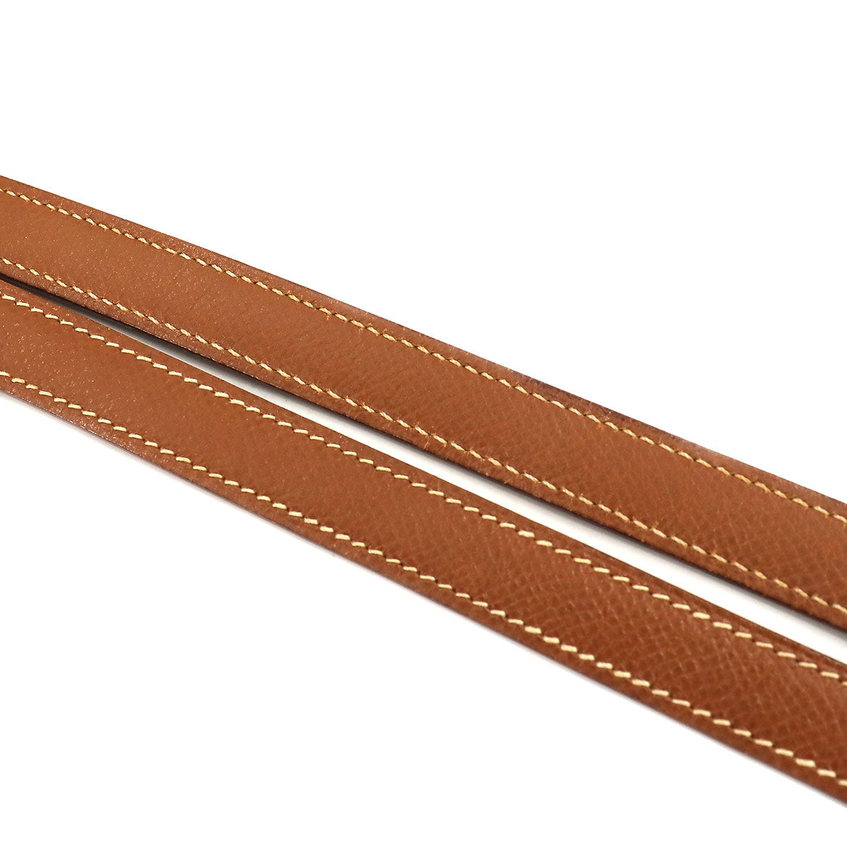 Shoulder Strap Couchevel Epsom Gold Brown Accessory