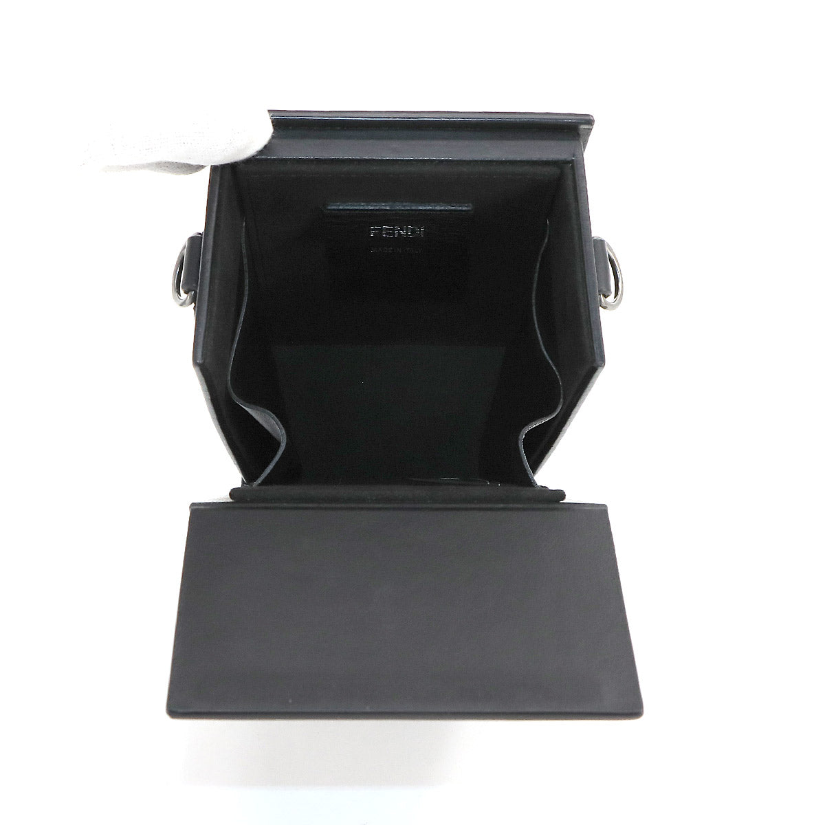 Box Shoulder Bag Leather Black 7VA519 Purse