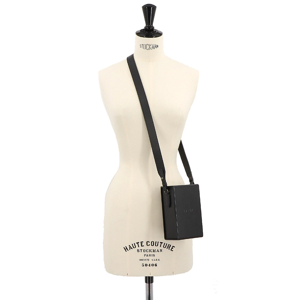 Box Shoulder Bag Leather Black 7VA519 Purse