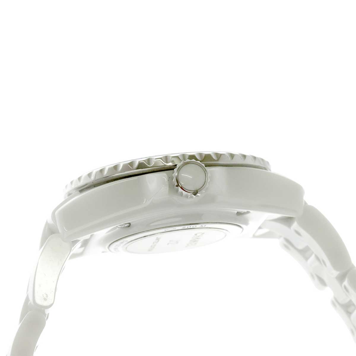 J12 33mm H7419 Date Ceramic Quartz White Dial Ladies Watch