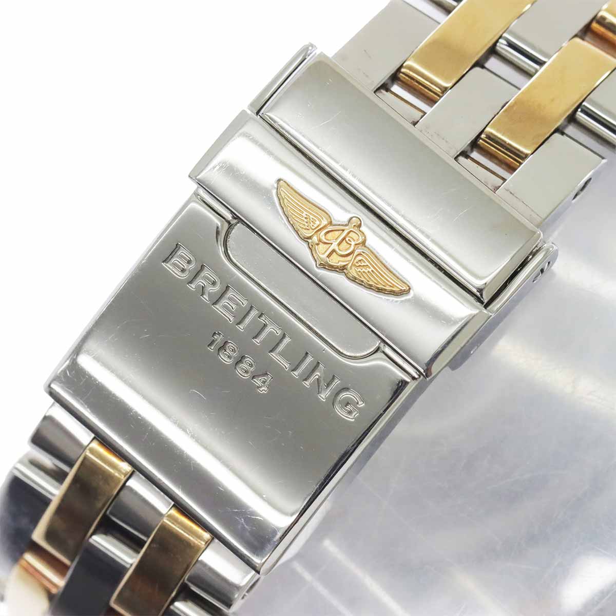 Chronomat 41 CB0140 8P Diamond PG Date White Shell Dial