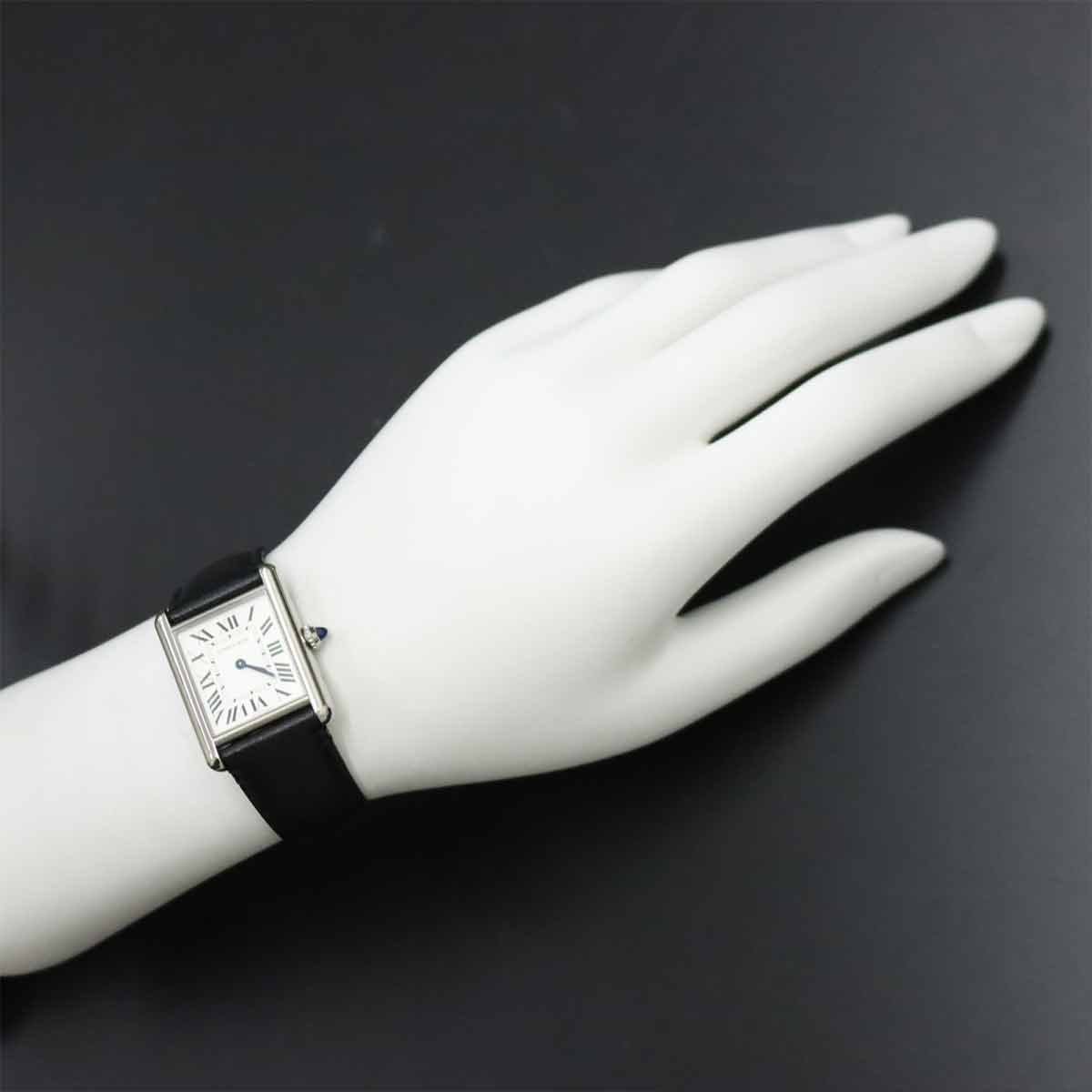 Tank Must LM WSTA0059 Solar Quartz Silver Dial Mens Watch