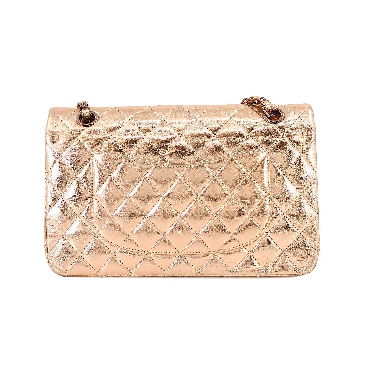 Matelasse 25 Chain Shoulder Bag Metallic Pink Limited Edition