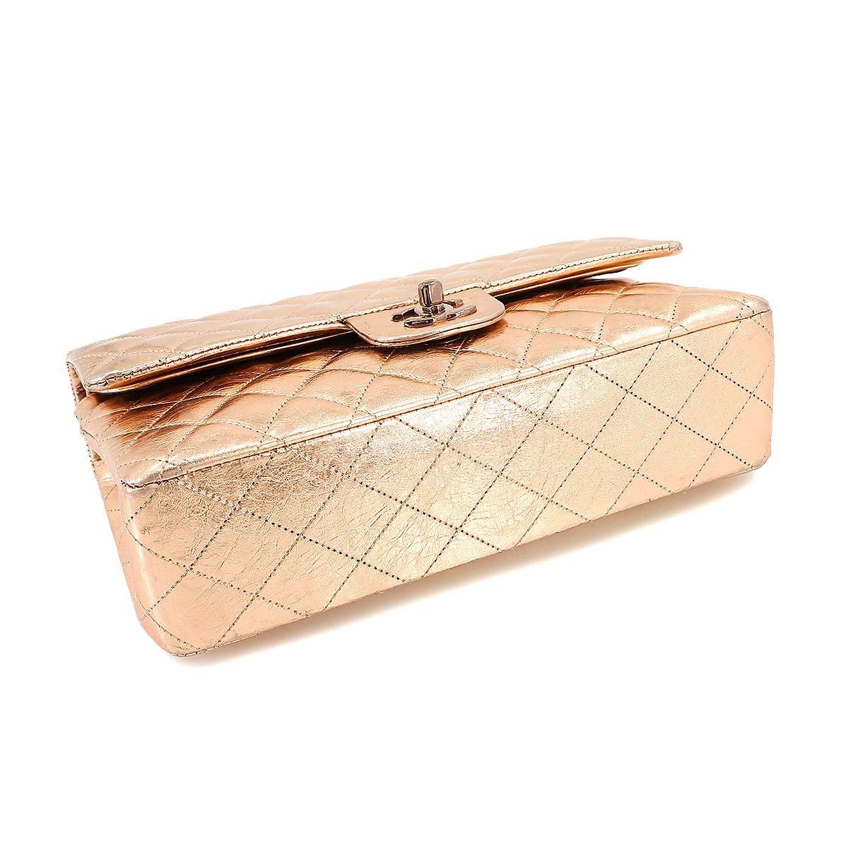 Matelasse 25 Chain Shoulder Bag Metallic Pink Limited Edition