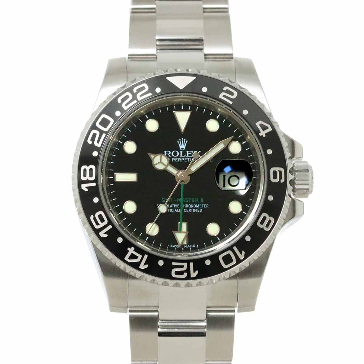 GMT Master II 116710LN Serial V Date Black Dial Mens Watch