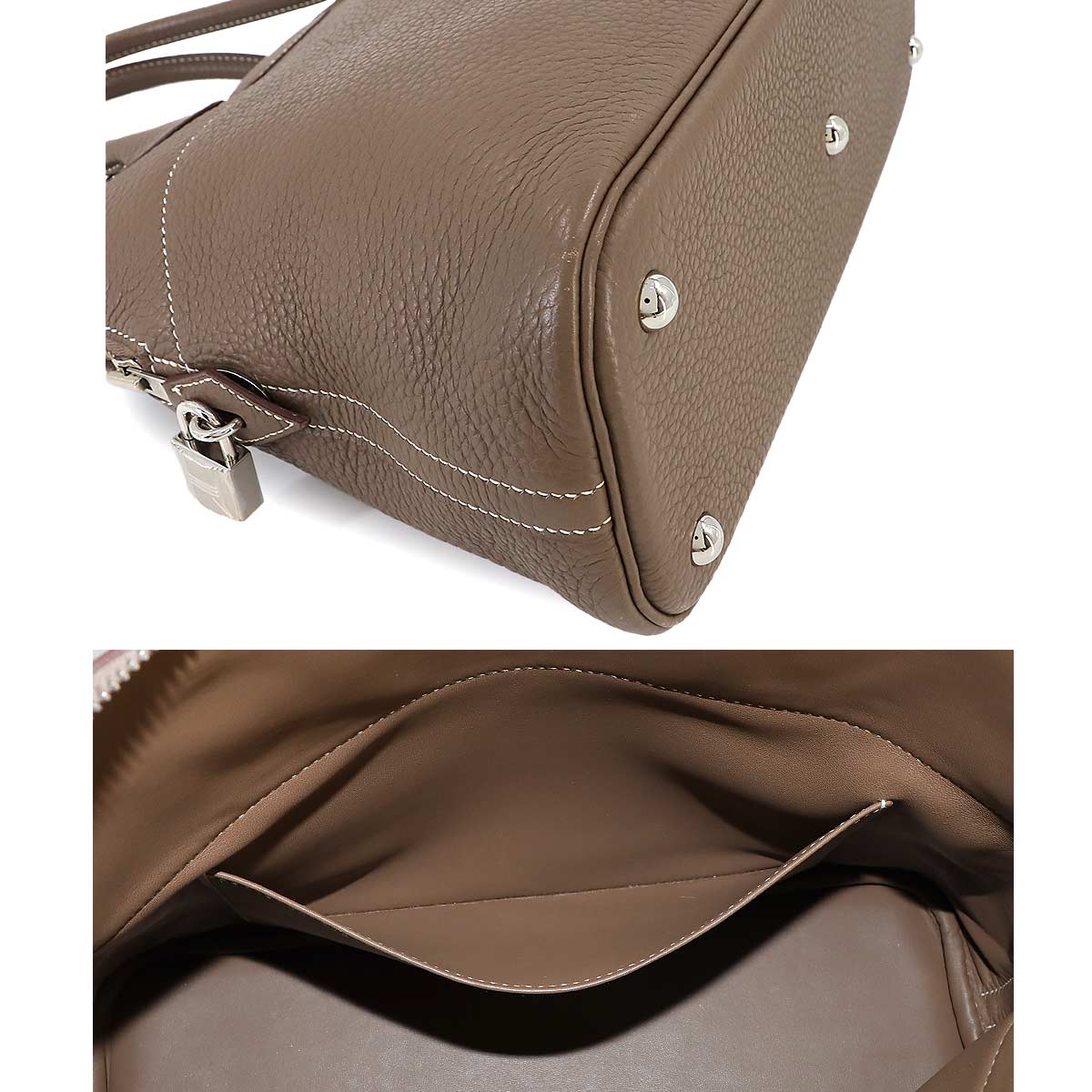 Bolide 31 2way Hand Shoulder Bag Taurillon Clemence Etoupe 90235816