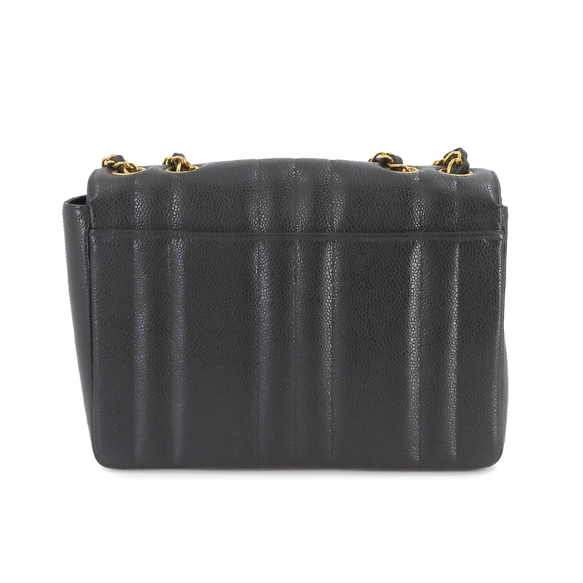 Mademoiselle Chain Shoulder Bag Leather Black 90236022