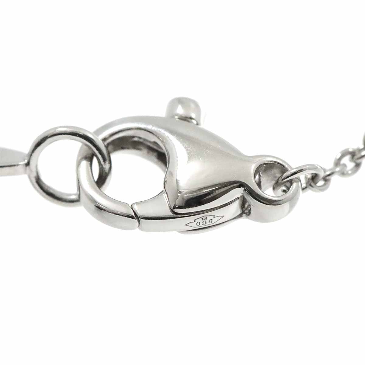 Heart Diamond 0.71ct D/VVS2 Necklace Pt