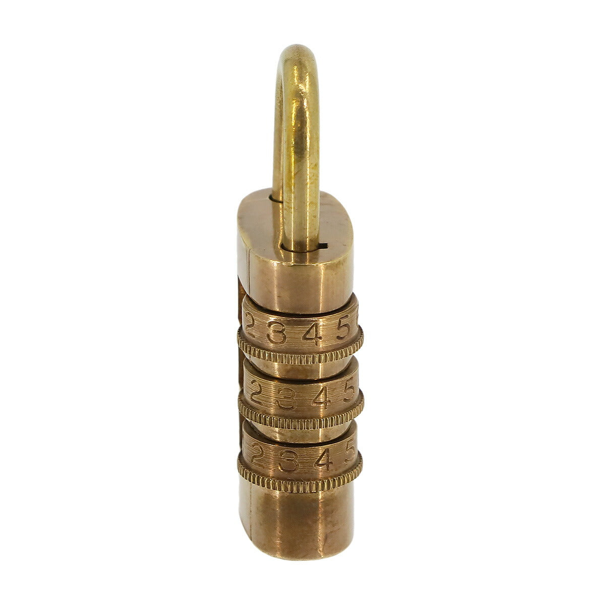 Padlock 3 Dial key Gold
