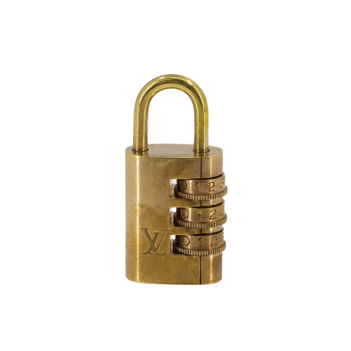 Padlock 3 Dial key Gold