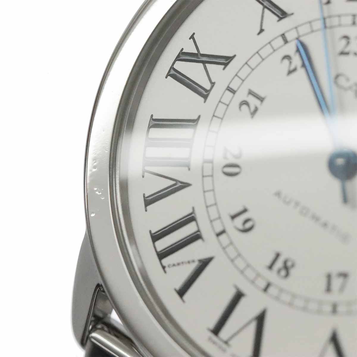 Ronde Solo de Cartier W6701011 Date Automatic Silver Dial Men