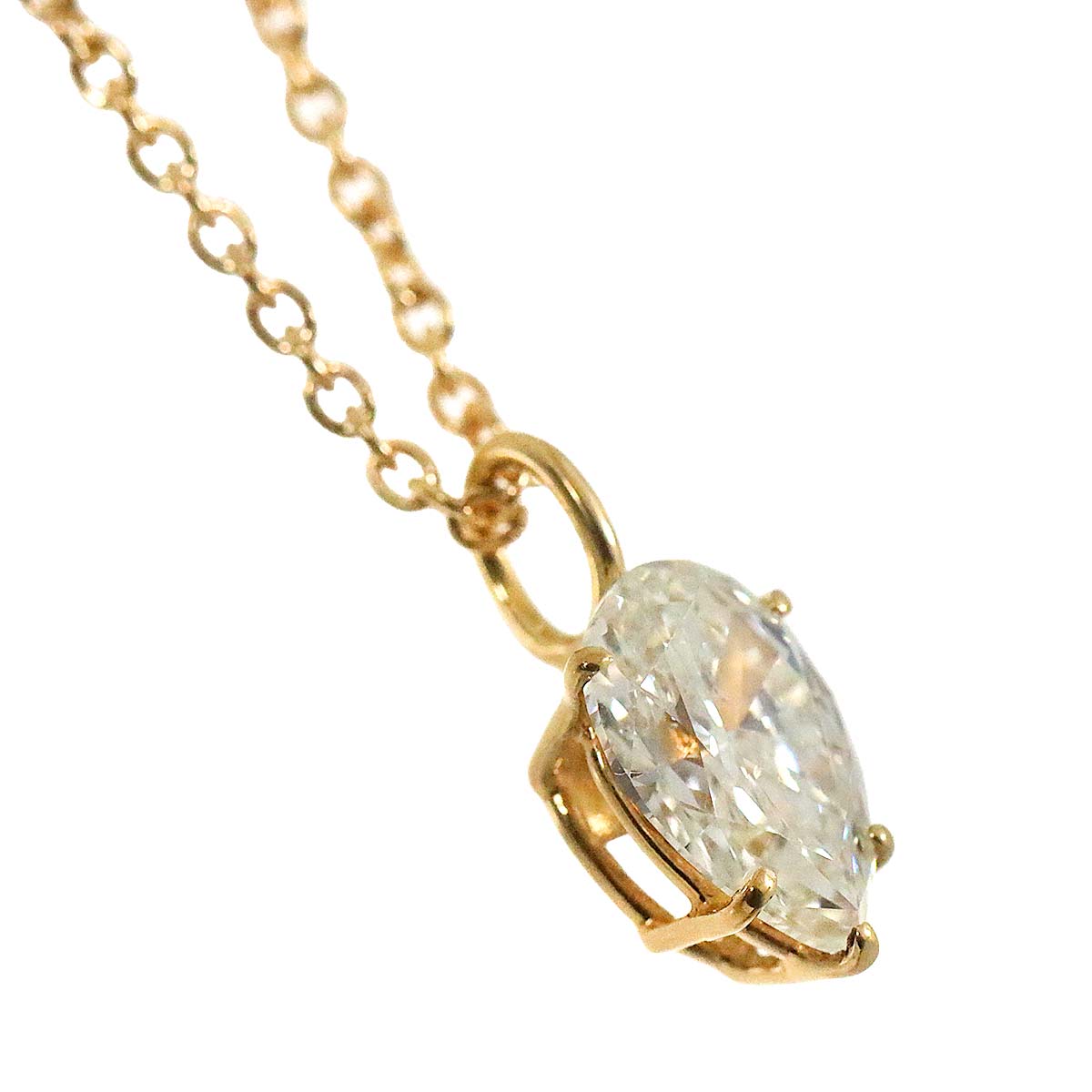 HCO Diamond 2.032ct J/SI1 Necklace 18K Yellow Gold 750