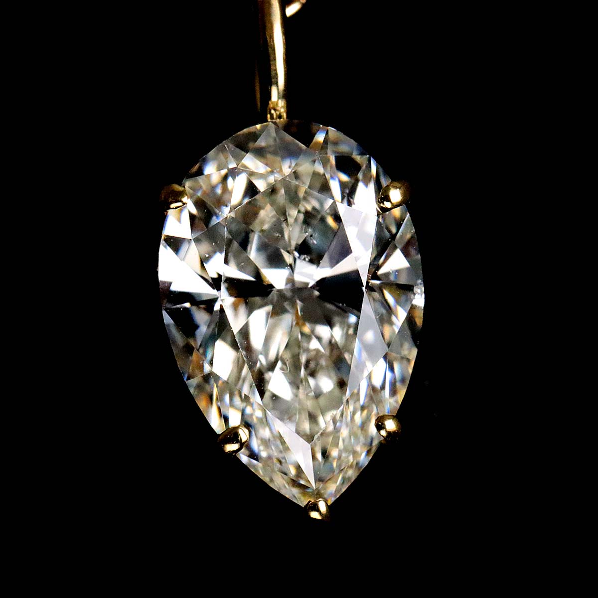 HCO Diamond 2.032ct J/SI1 Necklace 18K Yellow Gold 750