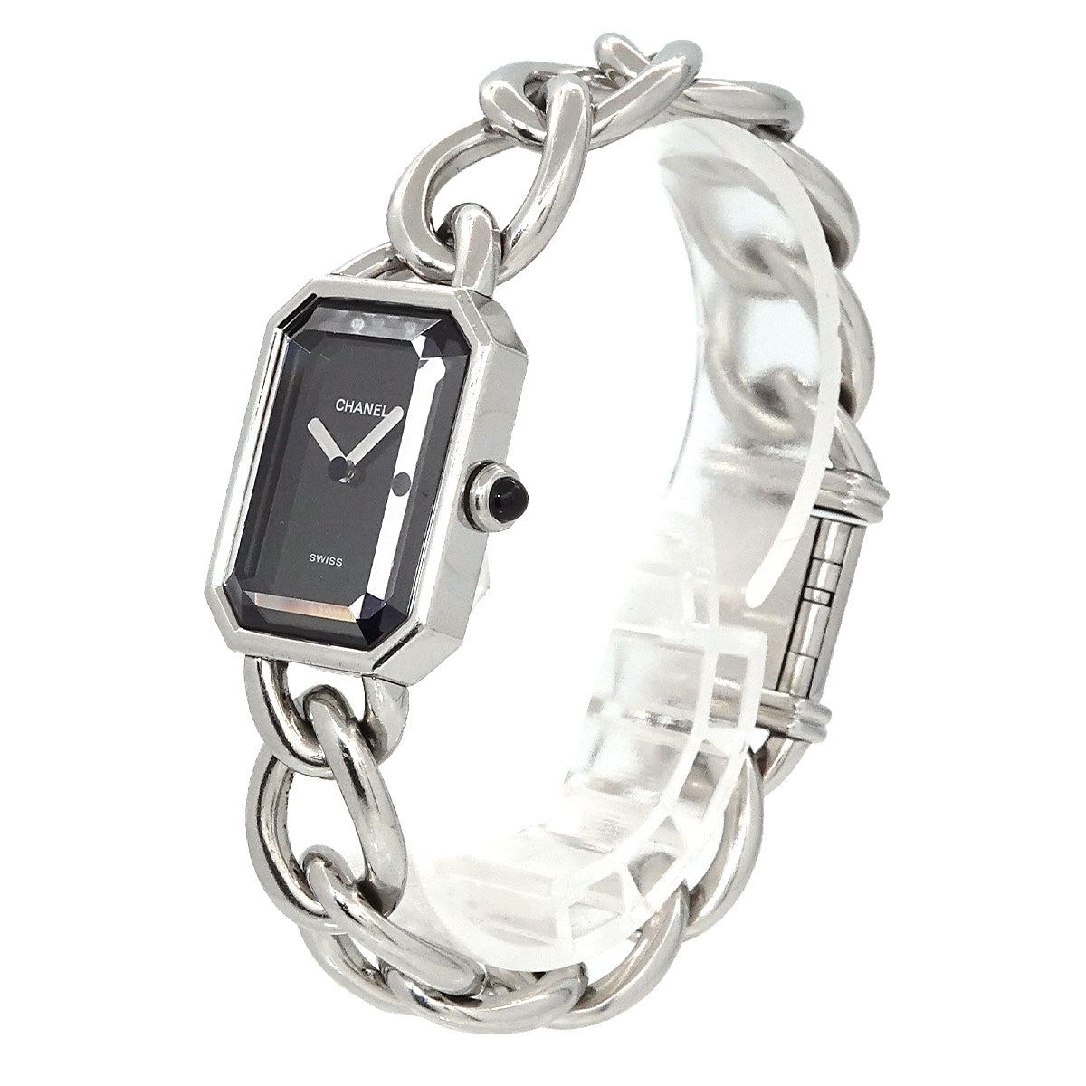 Premiere L Size H0452 Quartz Black Dial Ladies Watch