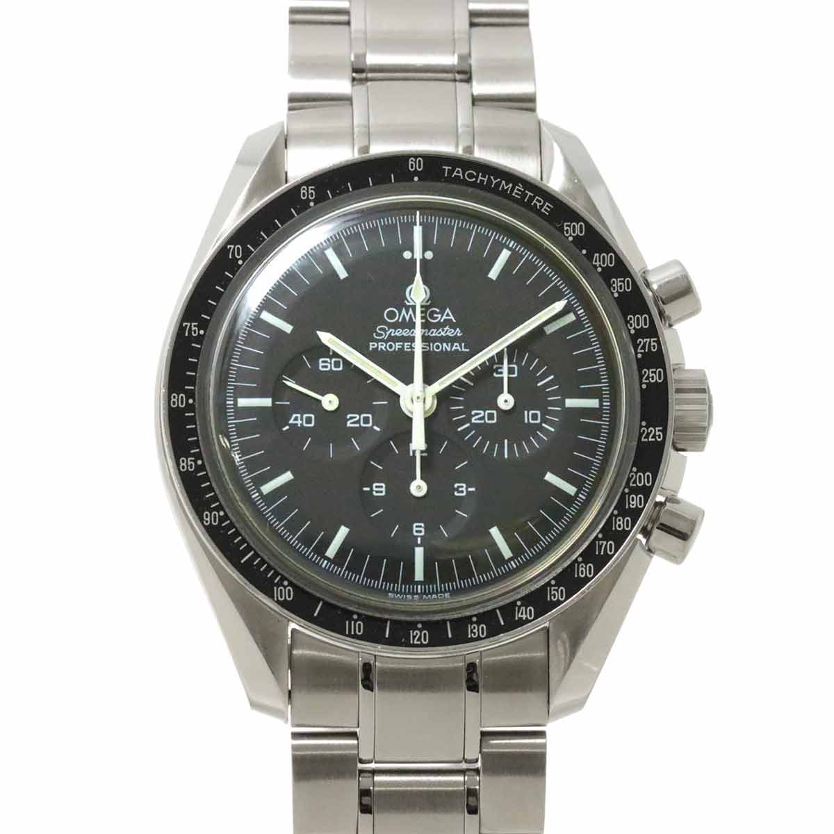 Speedmaster Professional Moon Watch 3570 50 Black Dial Mens