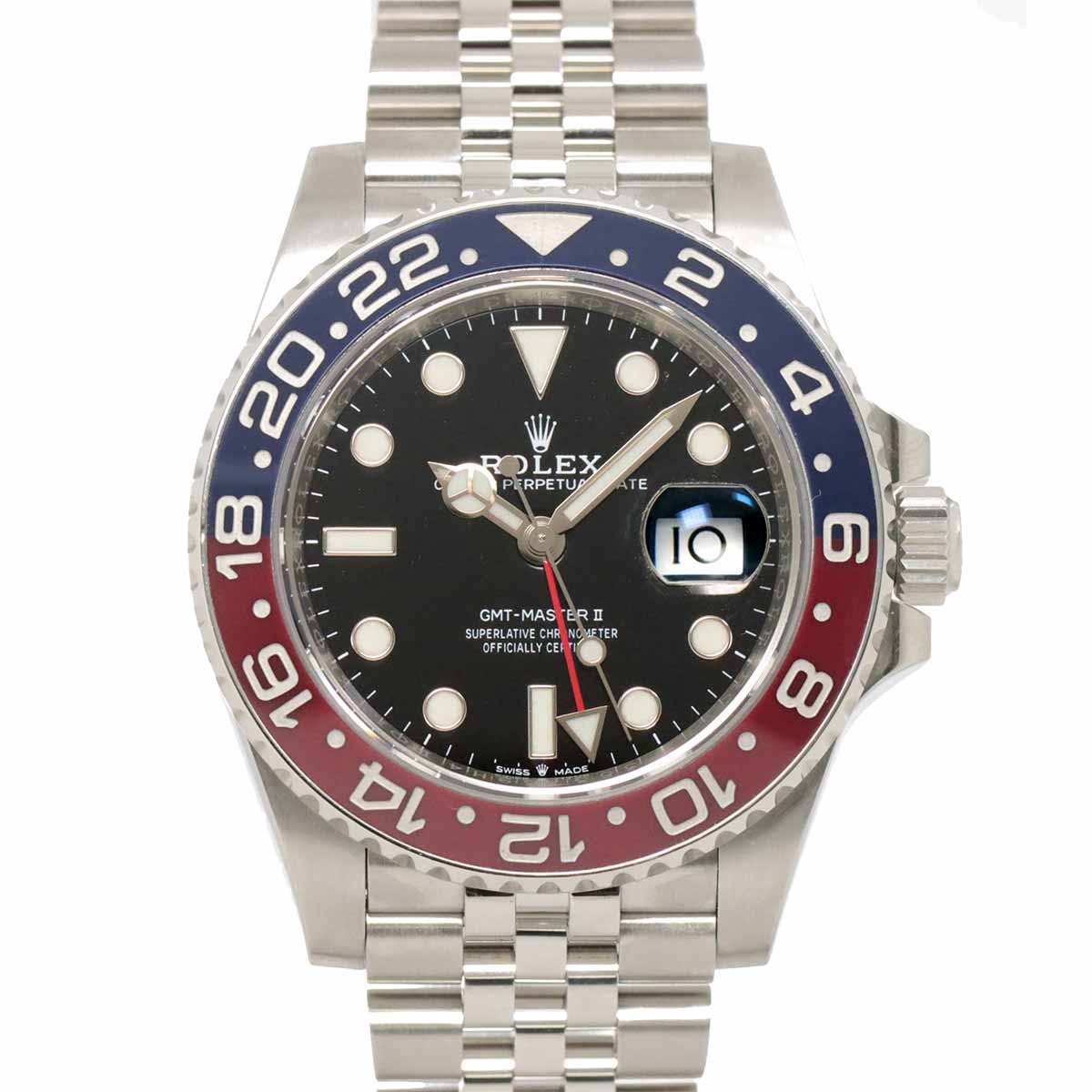 GMT Master 2 126710BLRO Serial Random Red Blue Bezel Date