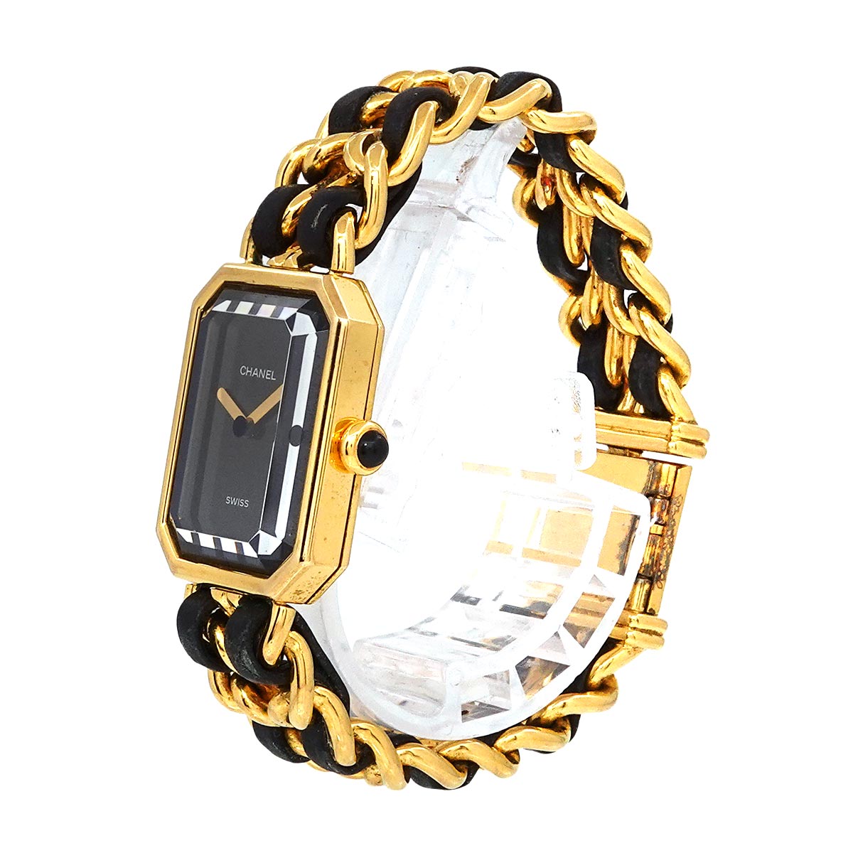 Premiere Size S H0001 Vintage Quartz Black Dial Ladies Watch