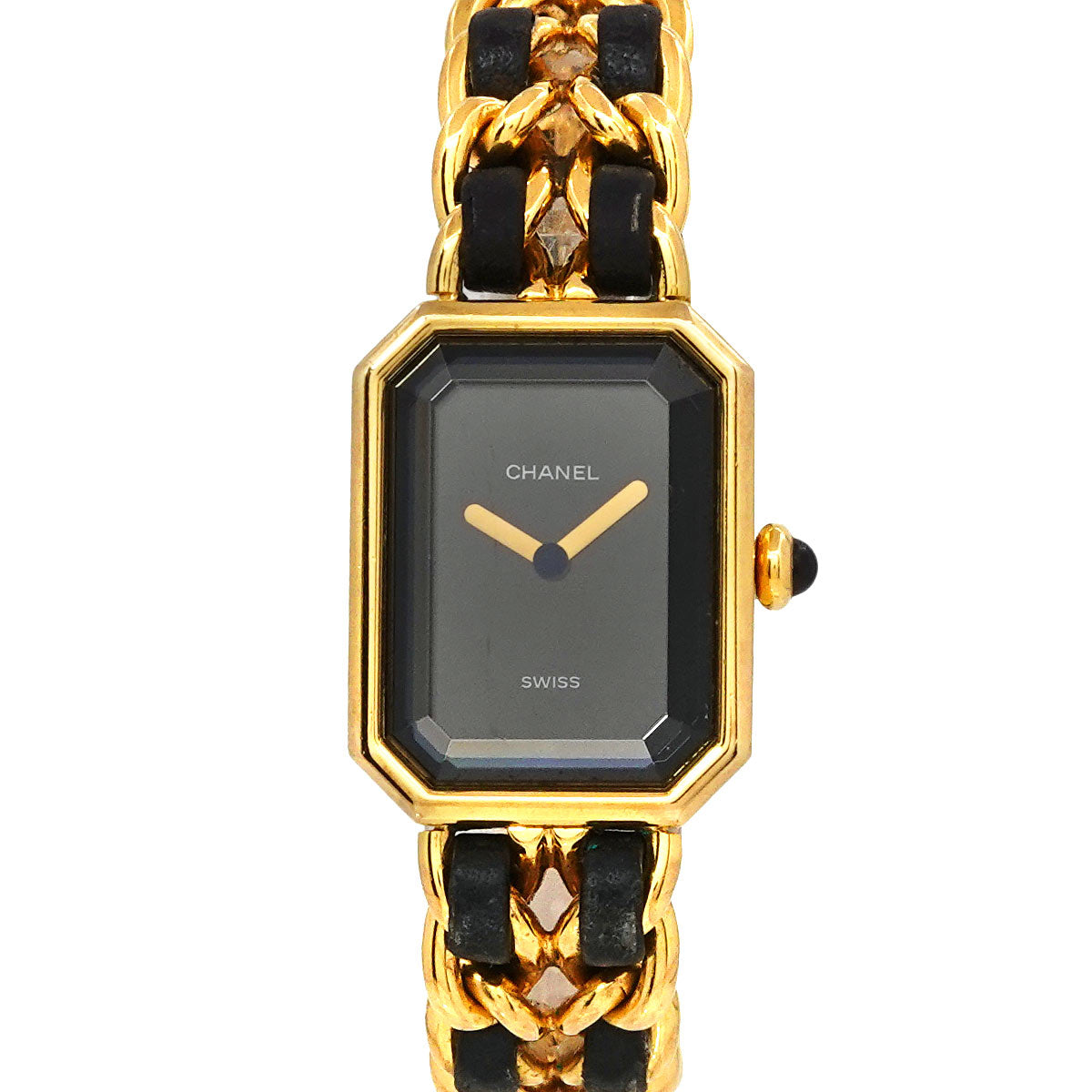 Premiere Size S H0001 Vintage Quartz Black Dial Ladies Watch