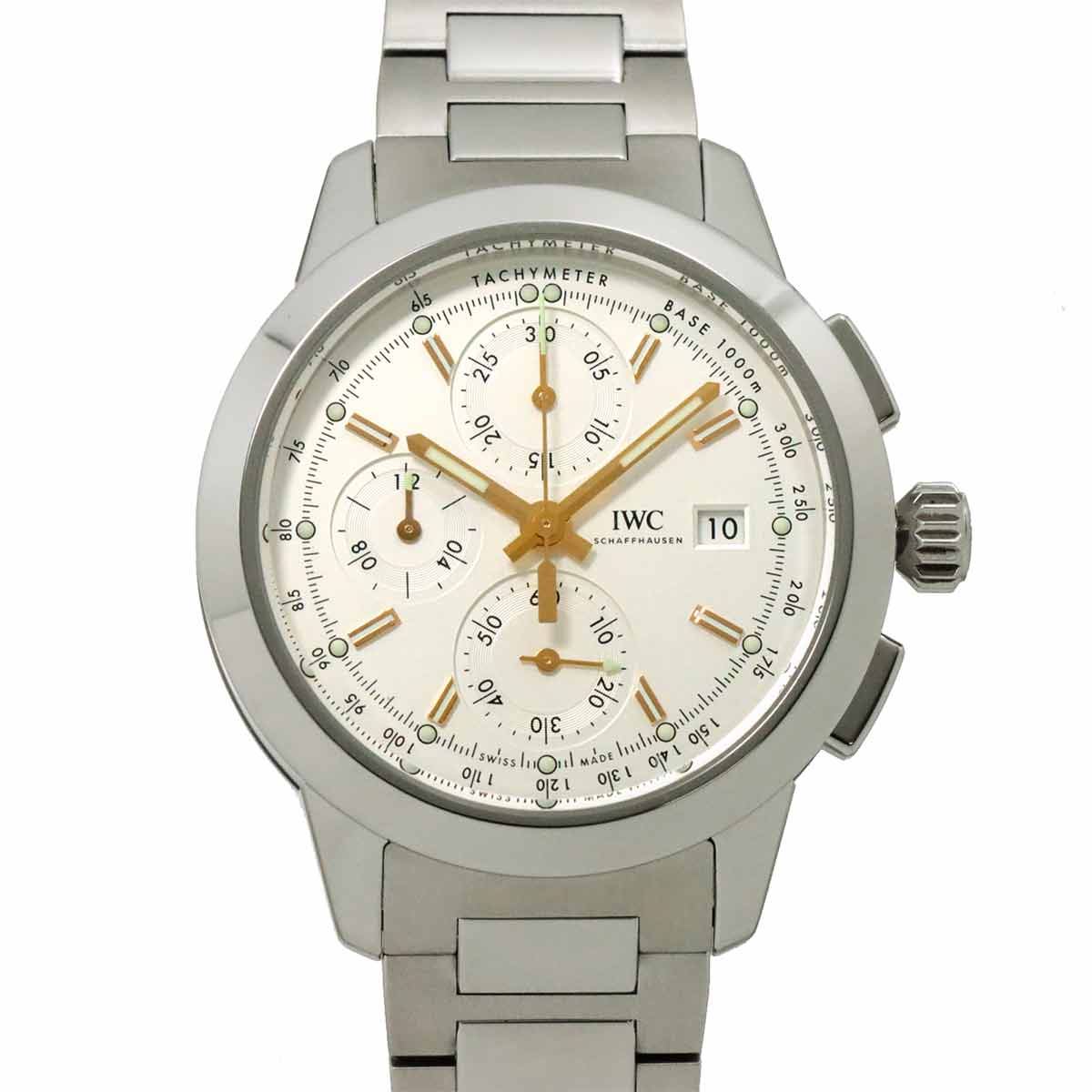 Ingenieur Chronograph IW380801 Automatic Silver Dial Mens