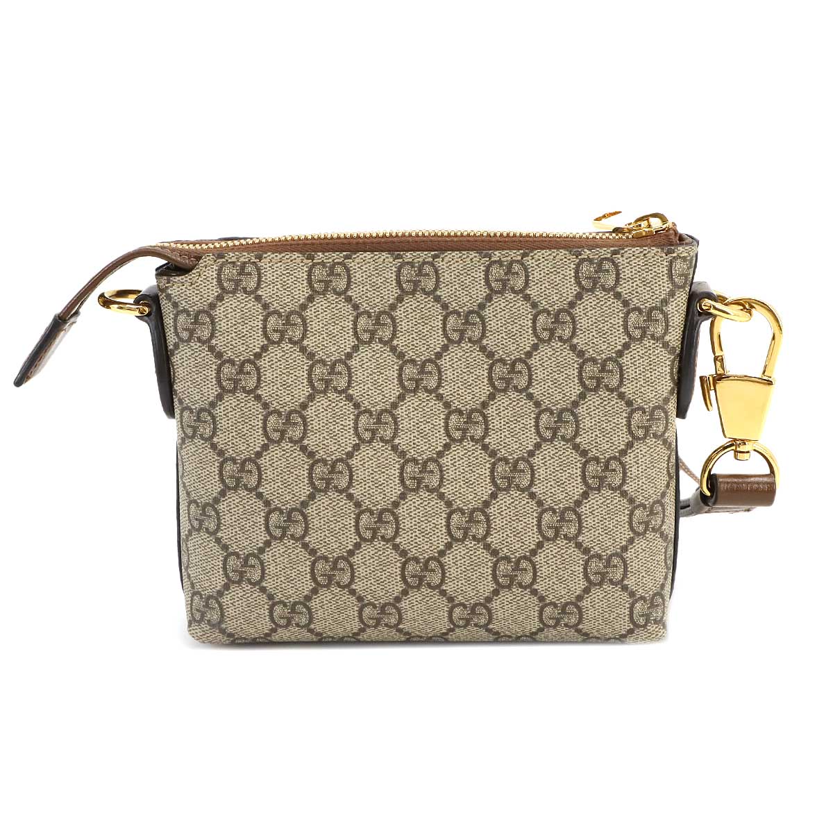Interlocking G Clutch Shoulder Bag GG Supreme Beige 723306 90241416