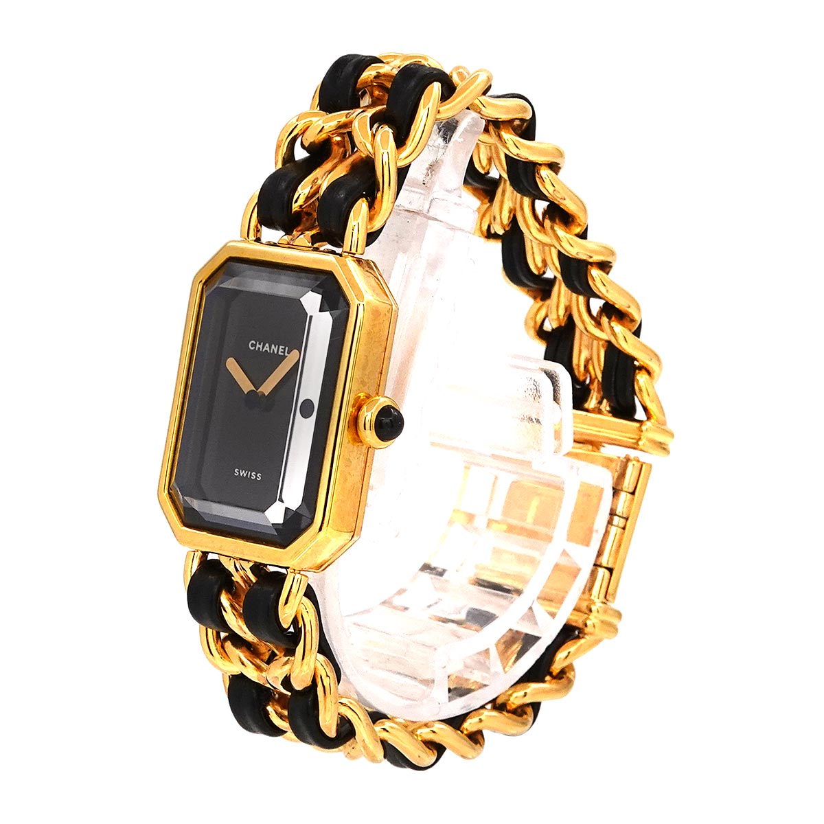 Premiere Size S H0001 Vintage Quartz Black Dial Ladies Watch