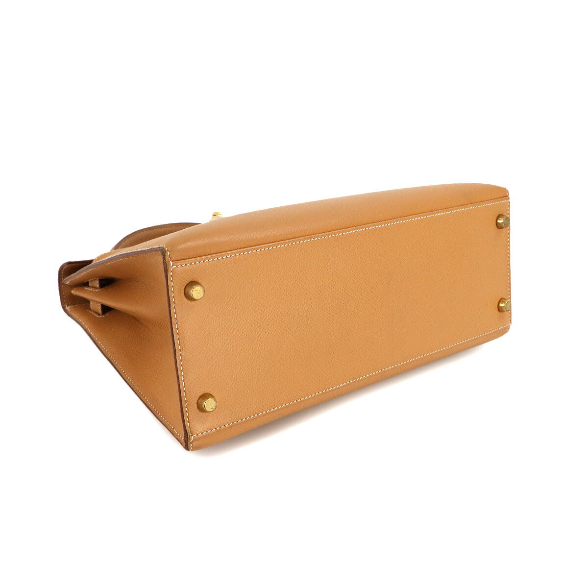 Kelly 28 2way Hand Shoulder Bag Couchevel Epsom Natural Brown 90242447