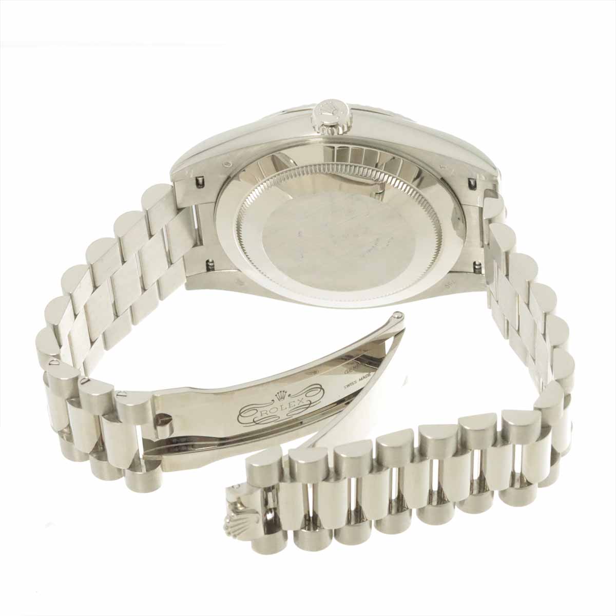 Day Date 228239 Serial Random 750 WG Automatic Gray Dial Mens