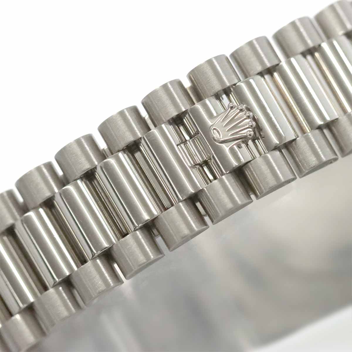 Day Date 228239 Serial Random 750 WG Automatic Gray Dial Mens