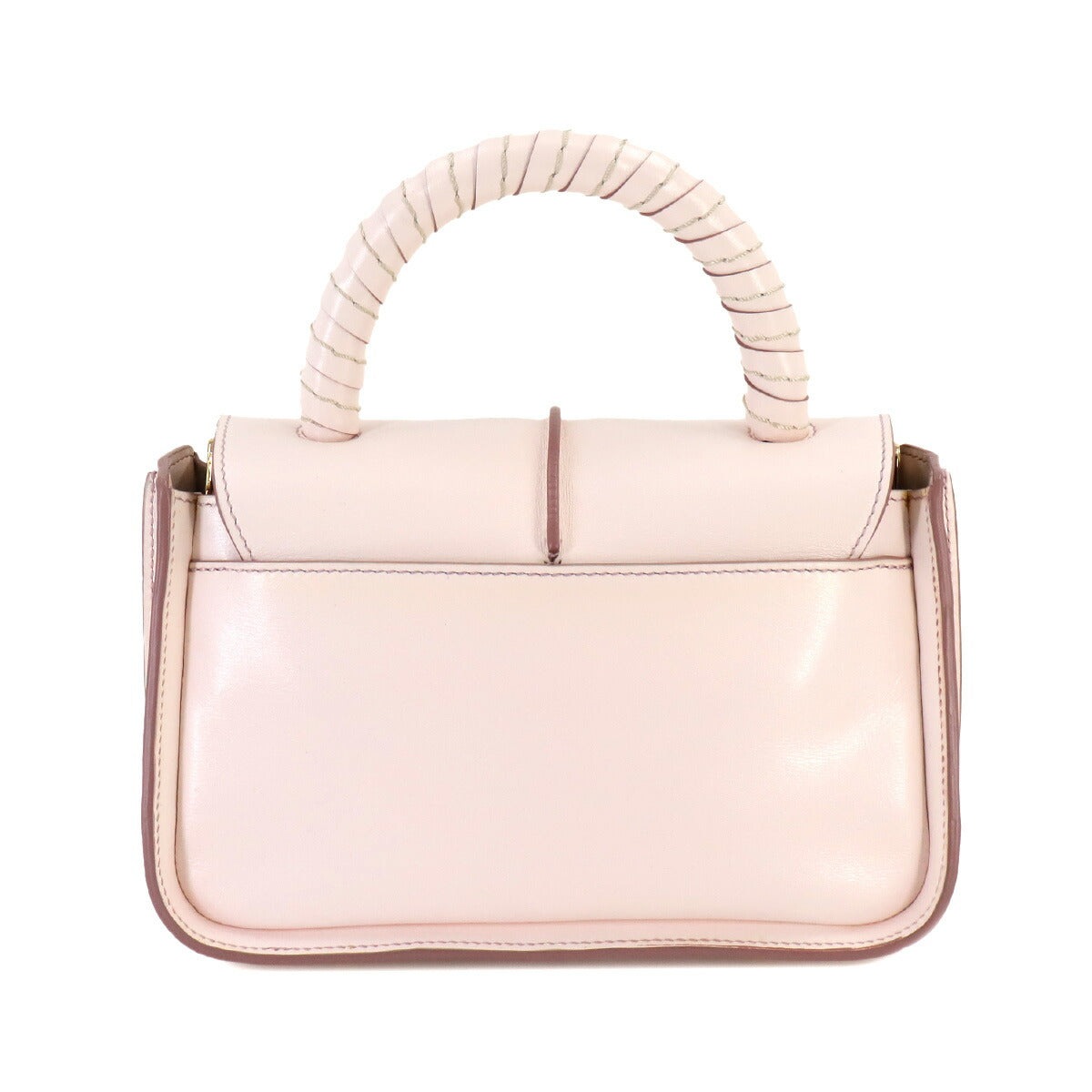 Timeless 2way Hand Shoulder Bag Leather Pink Purse
