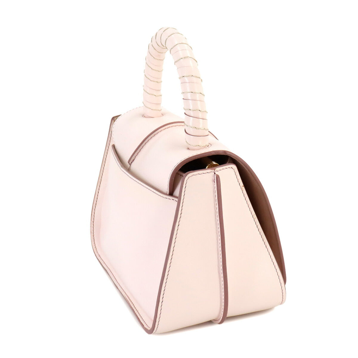 Timeless 2way Hand Shoulder Bag Leather Pink Purse
