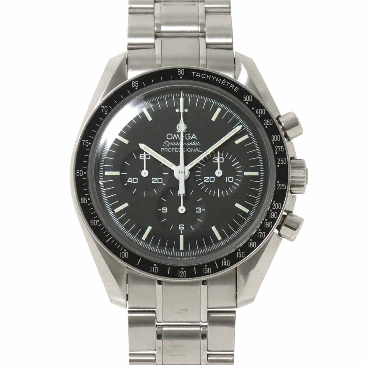 Speedmaster Professional Moon Watch 3570 50 Black Dial Mens