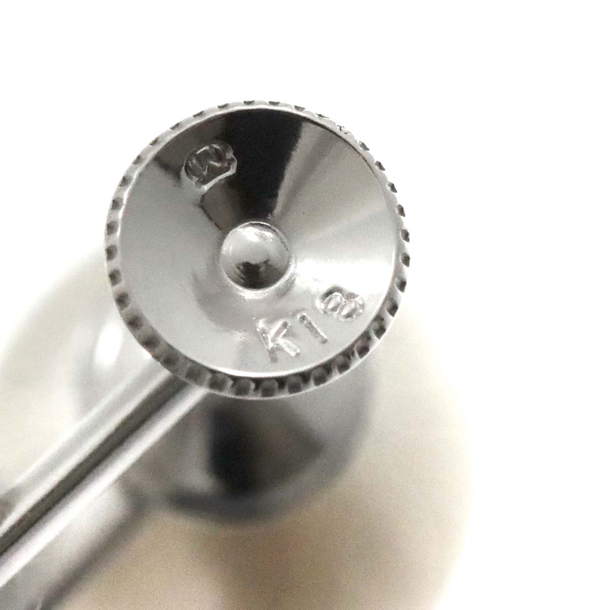 MIKIMOTO Akoya Pearl 8.8mm Earrings 18K WG 750