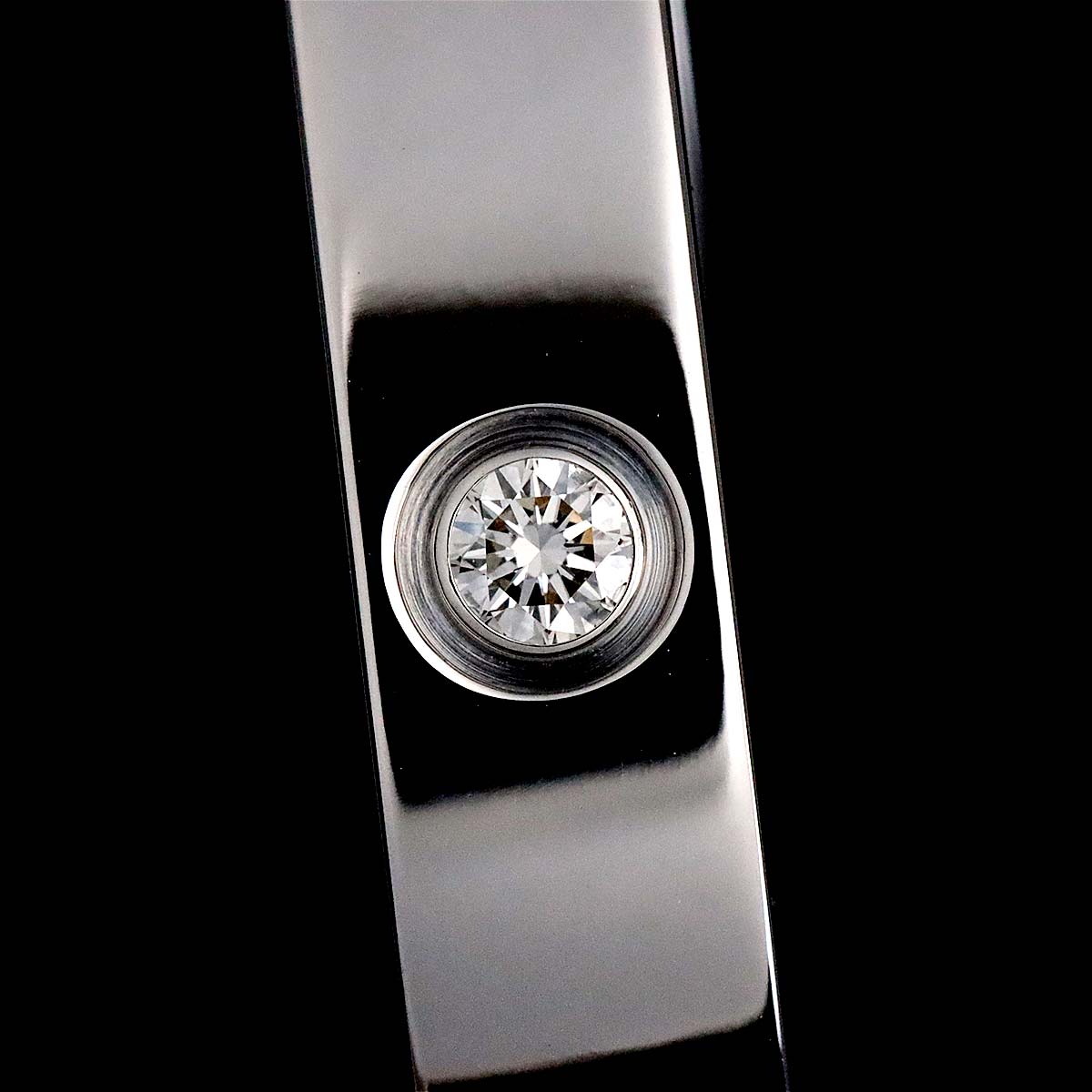 Love Bracelet Diamond 4P Bangle 18K WG 750 Size16 90244219