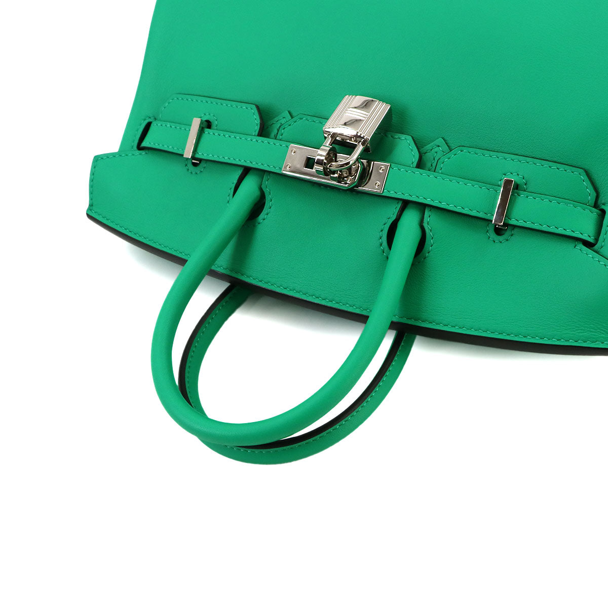 Birkin 25 Hand Bag Swift Leather Menthe Mint Purse 90244633