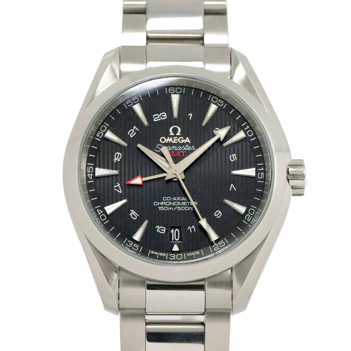 Seamaster 231.10.43.22.01.001 Aqua Terra GMT Black Dial Men