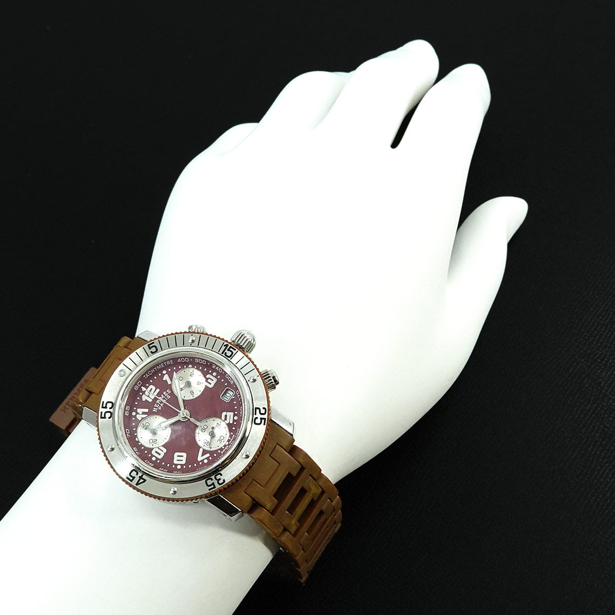 Clipper Diver CL2 318 Quartz Dark Red Dial Ladies Watch