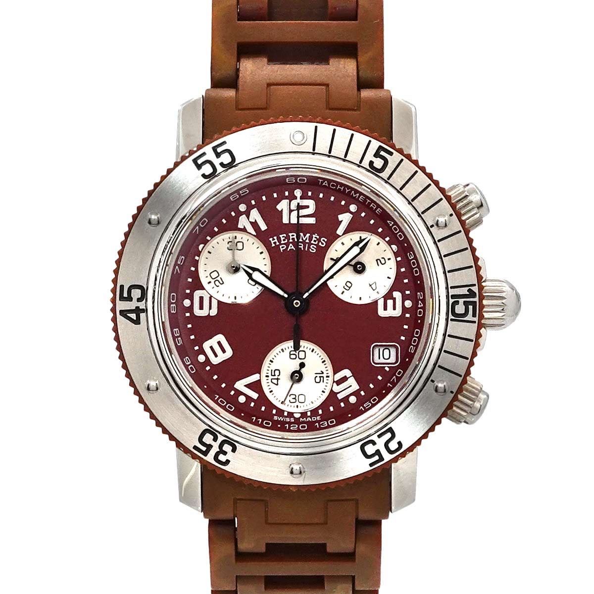 Clipper Diver CL2 318 Quartz Dark Red Dial Ladies Watch