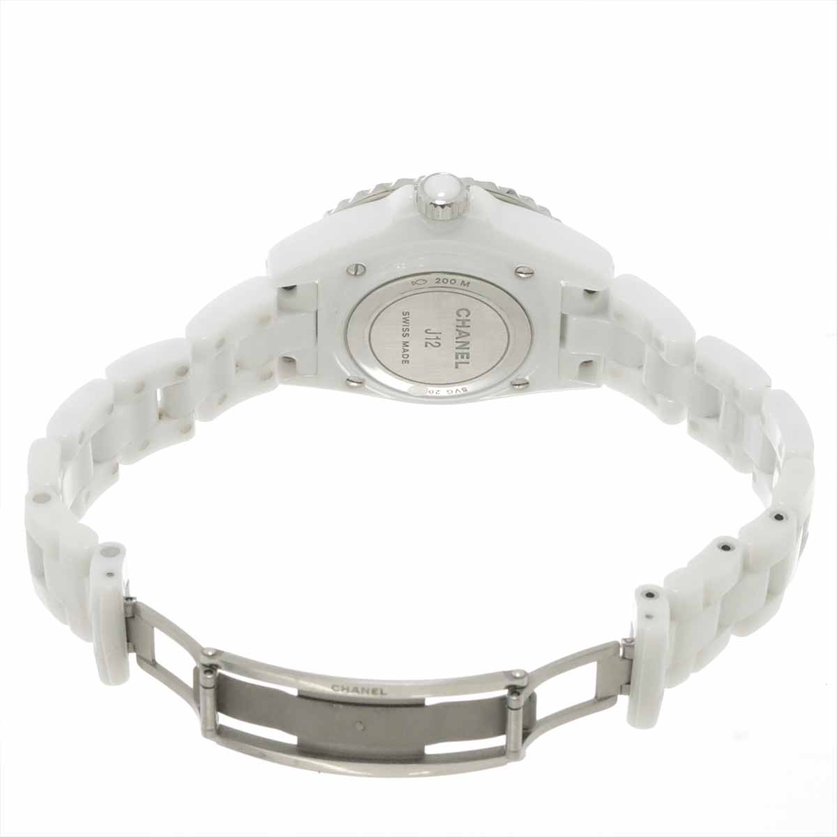 J12 Phantom H6345 Quartz White Dial Ladies Watch