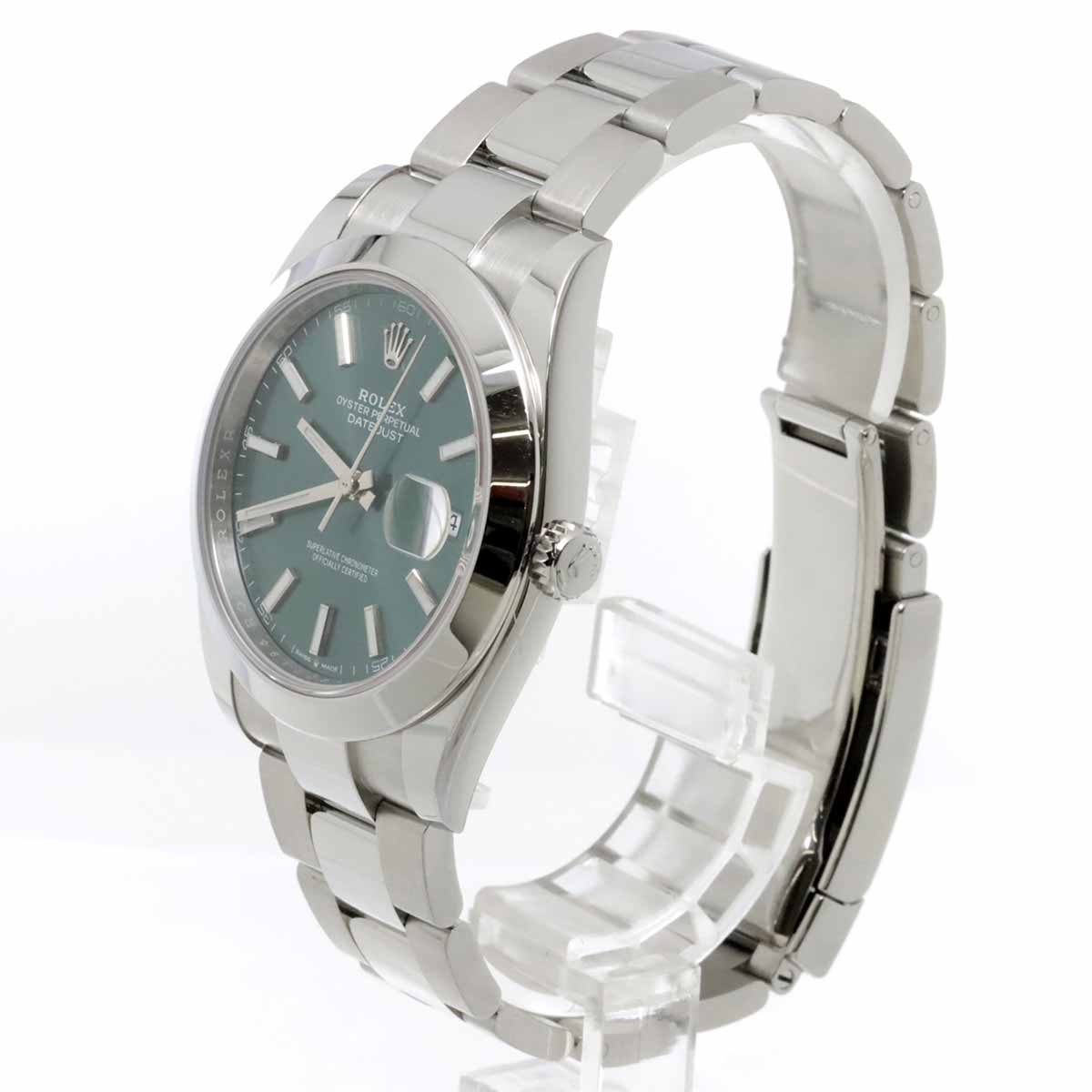 Datejust 41 Automatic 126300 Serial Random Mint Green Dial